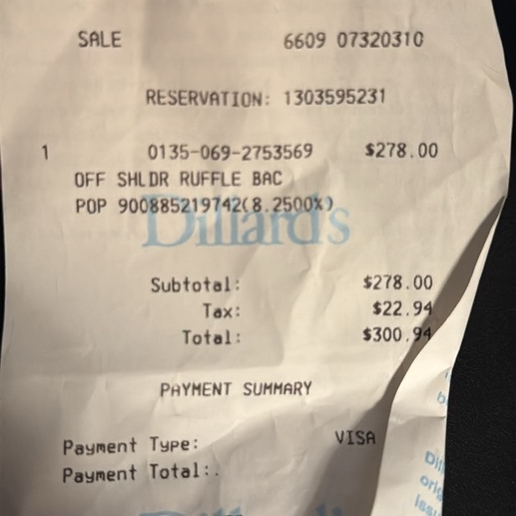 Betsy & Adam black off the shoulder back cascade and exposed zip Sz 8 gown new - Picture 10 of 13